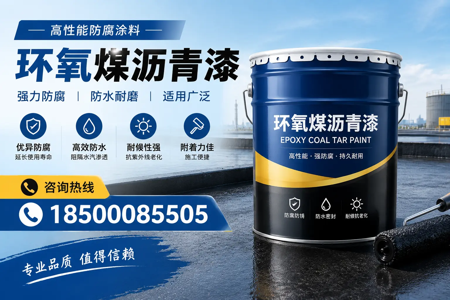 环氧煤沥青漆的主要成分与功能，平原用户深度了解